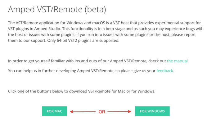 Installa VST/Remote Beta