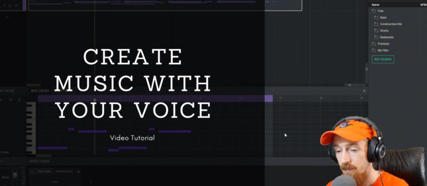 create Music with your voice
