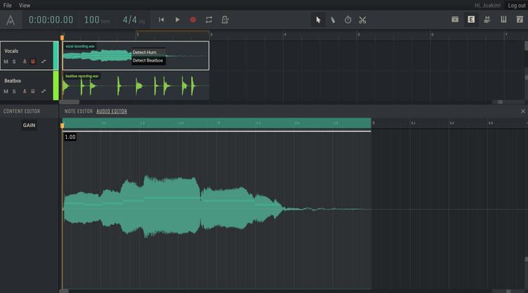 Amped Studio Audio editor