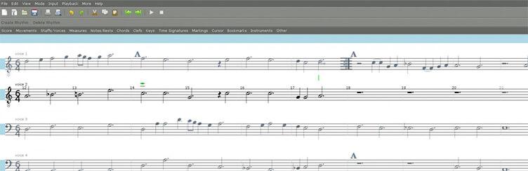 Denemo editor midi