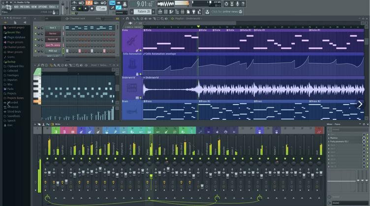 Audio editor FL Studio