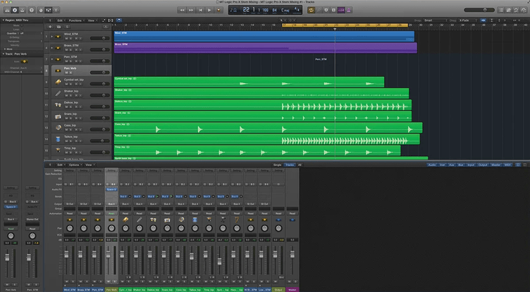 Audio editor Logic Pro