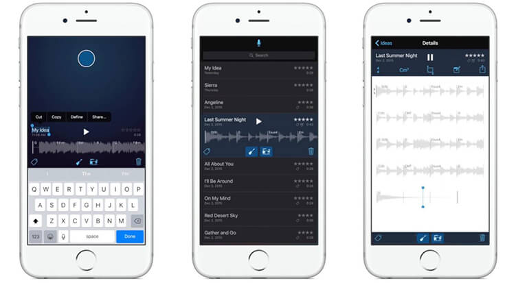 Music memos app for making music