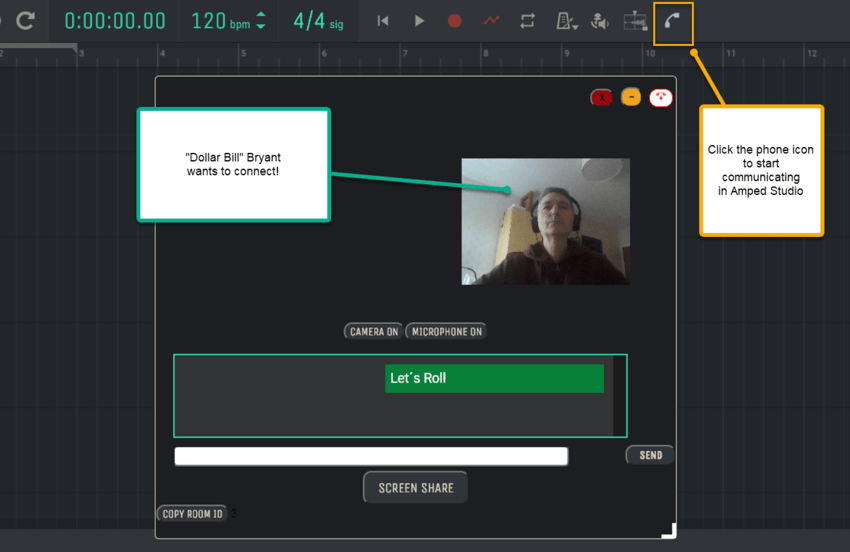 CÓMO HACER Video Chat en Amped Studio