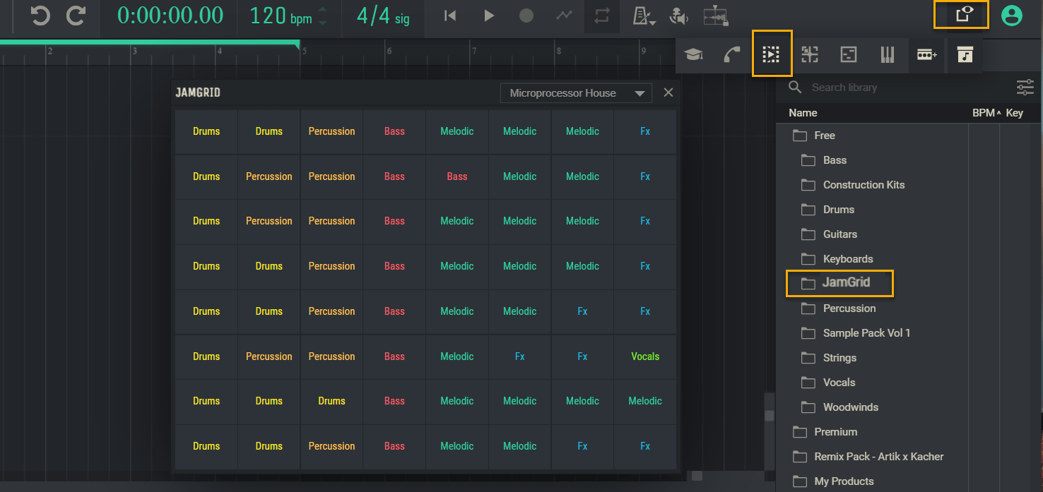 Jam Grid