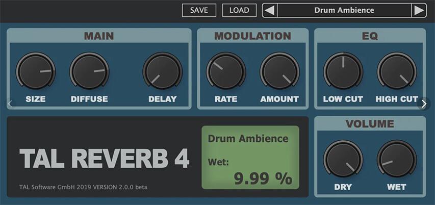 TAL-Reverb-4 Software TAL