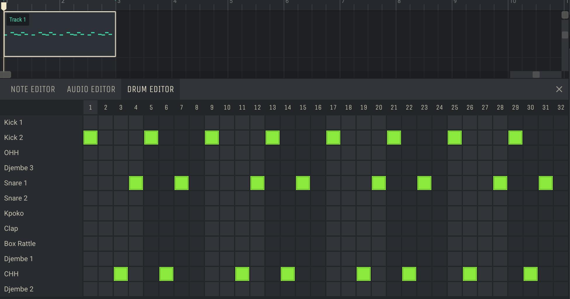 Music pattern api