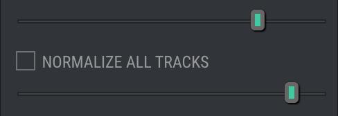 Normalize all tracks