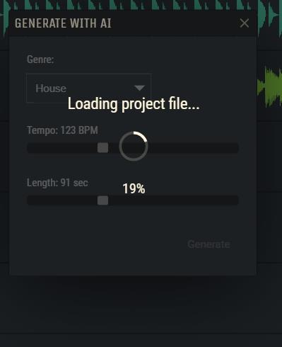 Loading generated by AI file in Amped Studio