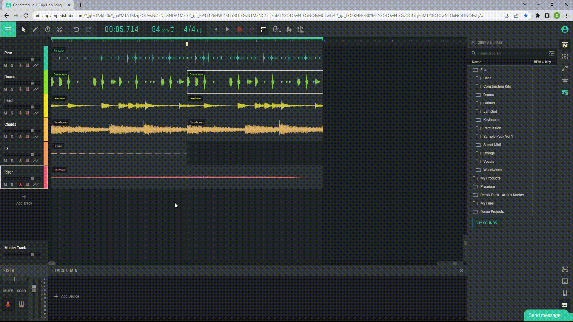 Adicionar instrumentos