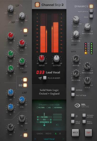 Solid Stage Logic SSL Native Channel Strip