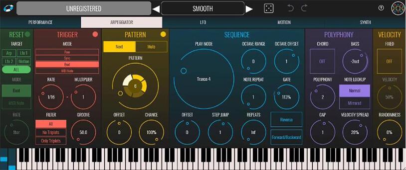 Bleass arpeggiator
