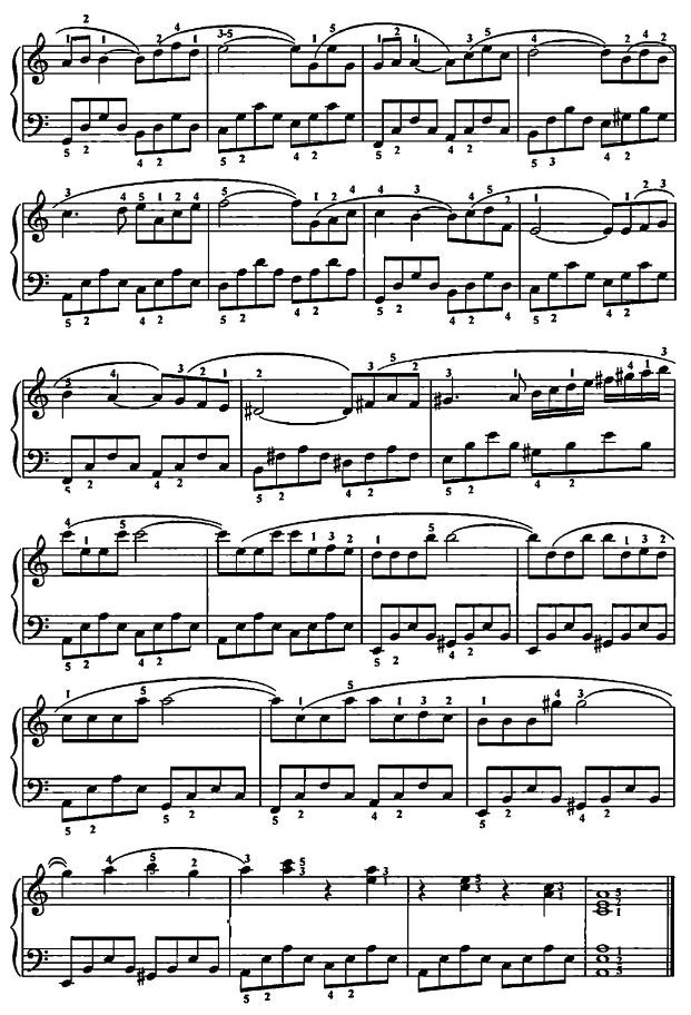 Melody History of Love scales 2