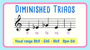 Diminished triads preview