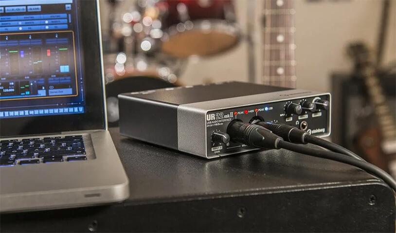Audio interface producing music for beginners