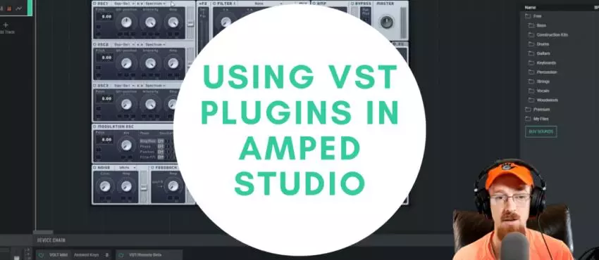 Using VST plugins inside amped studio 1