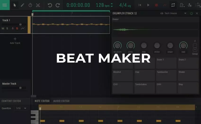 maker online virtual for beat free