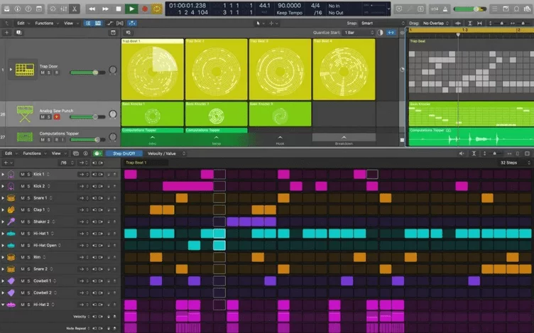 Software voor het maken van beats Apple Logic Pro