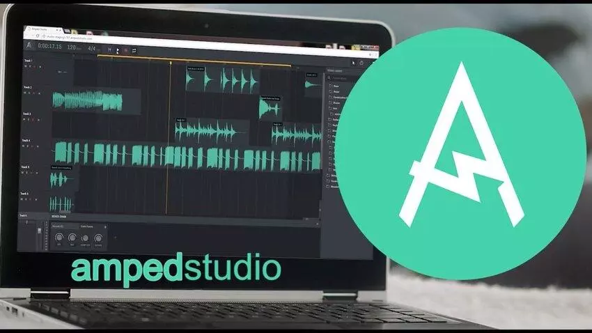 Editor audio Amped Studio