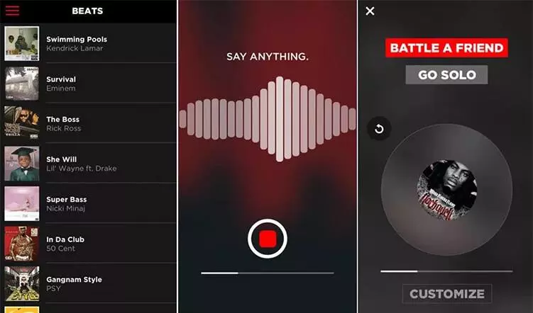 تطبيق Autorap لصنع الموسيقى