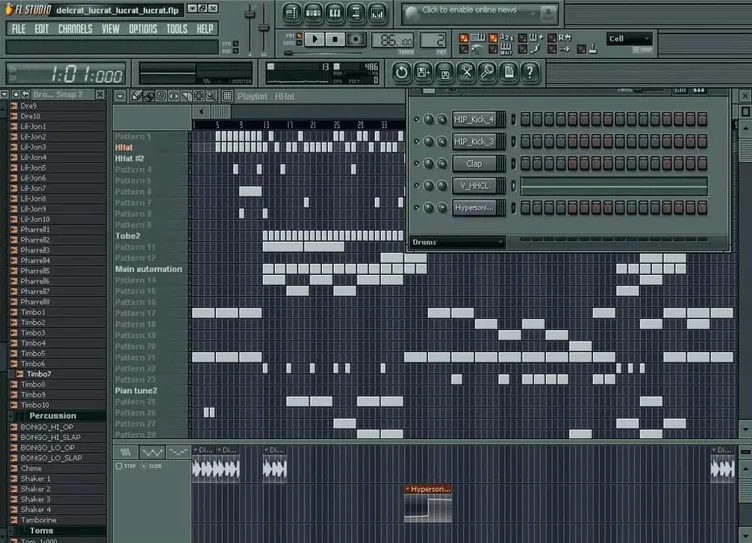 Software de criação de batidas FL Studio 20