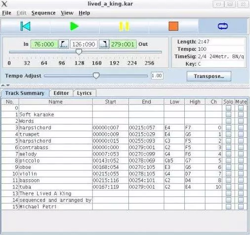 Midiquickfix midi editor