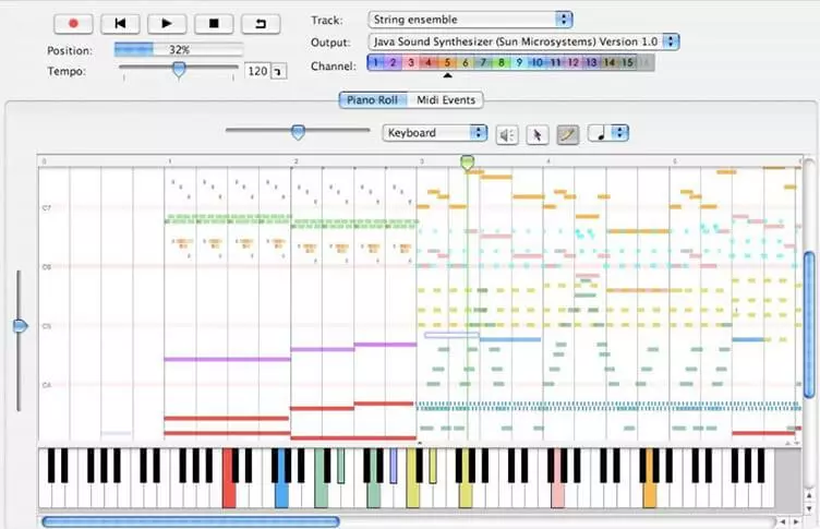 MidiSwing midi editor