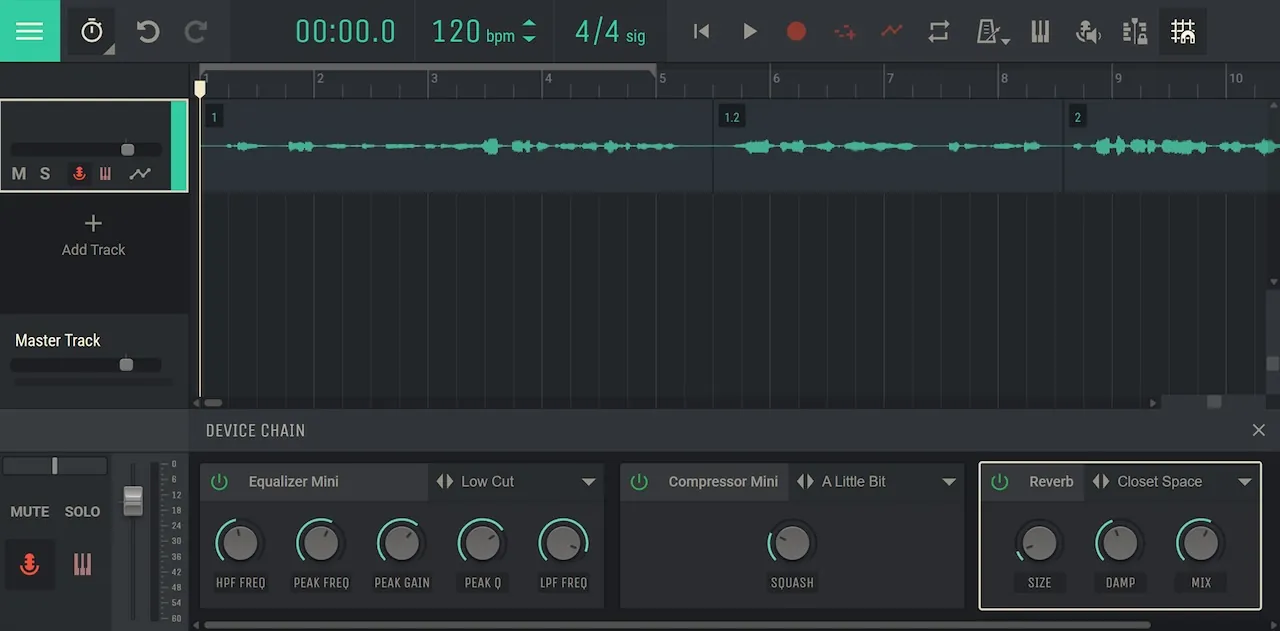 تأثيرات Amped Studio المستخدمة في معالجة الصوت وتحسينه