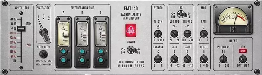 Universal Audio EMT 140 Classic Plate Reverb