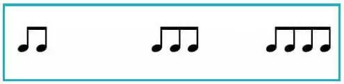 Example of combining eighth notes into one group