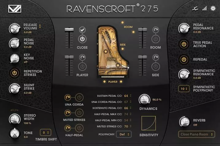 مختبرات السادس الصوت Ravenscroft 275