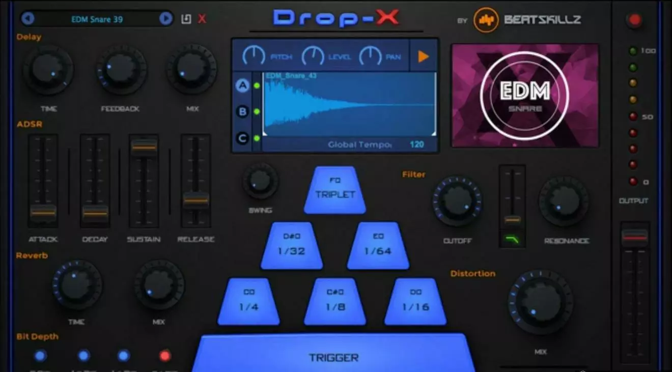 Muestreador BeatSkilz Drop-X