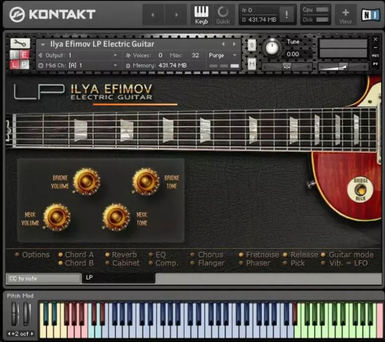 इल्या एफिमोव एलपी इलेक्ट्रिक गिटार टीसी इलेक्ट्रिक गिटार