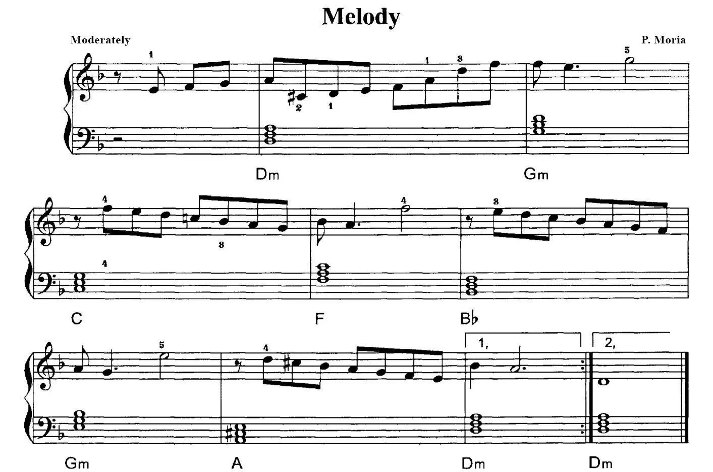 Melody scales