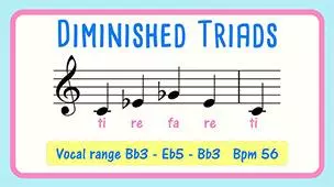 Diminished triads preview